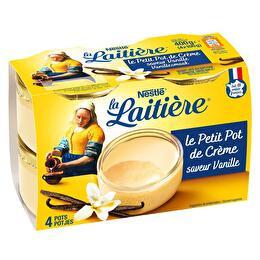 LA LAITIÈRE Le petit pot de crème saveur vanille