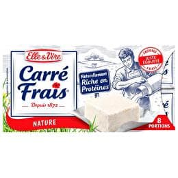 CARRÉ FRAIS ELLE & VIRE Fromage frais en portions x8