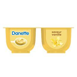 DANETTE Crème dessert saveur vanille