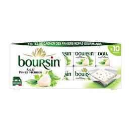 BOURSIN Fromage ail et fines herbes en portions