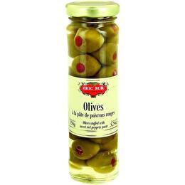 ERIC BUR Olives aux poivrons rouges