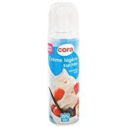 CORA Crème légère sucrée à la vanille 20% MG