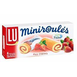 LU Mini roulés fraise x6