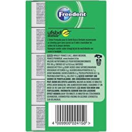 FREEDENT Chewing-gum chlorophylle 5 x 10 dragées