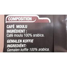 CORA Café moulu pur arabica Ethiopie