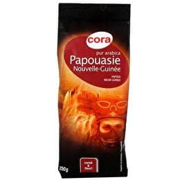 CORA Café moulu arabica Papouasie Nouvelle Guinée