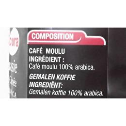 CORA Café moulu arabica Papouasie Nouvelle Guinée