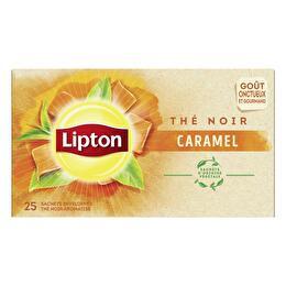 LIPTON Thé caramel x 25
