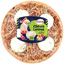 CORA Pizza chèvre lardons