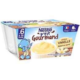 NESTLÉ P'tit gourmand - Crème dessert vanille dès 6 mois +