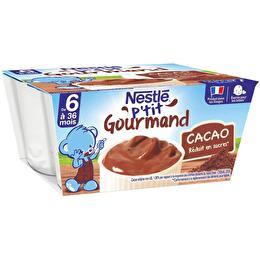 NESTLÉ P'tit gourmand - Crème dessert chocolat dès 6 mois +