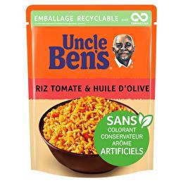 BEN'S ORIGINAL Riz micro ondable tomate olive 2min