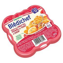 BLÉDINA Blédichef - Mijoté de carottes pommes de terre & boeuf dès 12mois