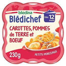 BLÉDINA Blédichef - Mijoté de carottes pommes de terre & boeuf dès 12mois