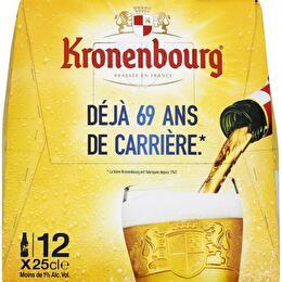 KRONENBOURG Bière blonde sans alcool 0.9%