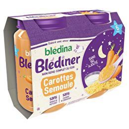 BLÉDINA Blédiner - Carottes semoule dès 6 mois