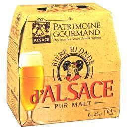 PATRIMOINE GOURMAND Bière blonde d'Alsace 6.1%