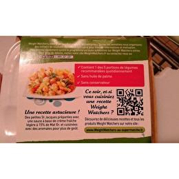 WEIGHT WATCHERS Petites St Jacques et torti