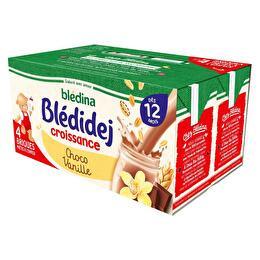 BLÉDINA Blédidéj lait+sucre croissance choco vanille dès 12 mois