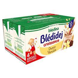 BLÉDINA Blédidéj lait+sucre croissance choco vanille dès 12 mois