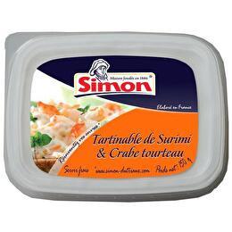SIMON Tartinable de surimi & crabe tourteau