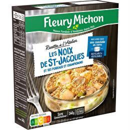 FLEURY MICHON Cassolette de St Jacques aux poireaux