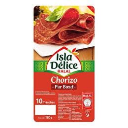 ISLA DÉLICE Chorizo halal 10 tranches