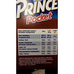 PRINCE LU Biscuits fourrés au chocolat format pocket