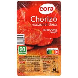 CORA Chorizo espagnol doux 20 tranches