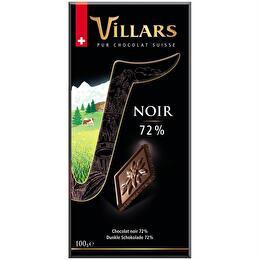 VILLARS Chocolat noir 72% de cacao