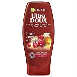 ULTRA DOUX GARNIER Après-shampooing argan cranberry ultra doux cheveux colorés