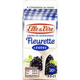 ELLE & VIRE Crème fleurette légère 12% MG