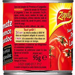 ZAPETTI Sauce tomate provence Languedoc 3x95g