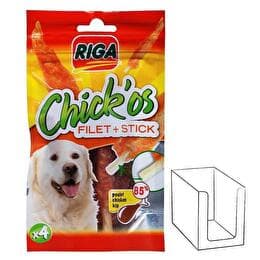 RIGA Filet de poulet+ stick  x4