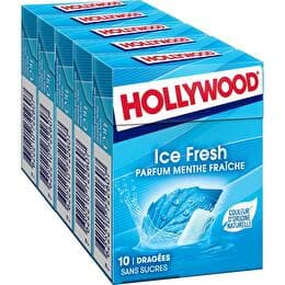 HOLLYWOOD Fresh - Chewing-gum menthe fraîche x5