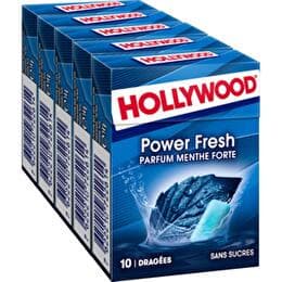 HOLLYWOOD Fresh - Chewing-gum menthe forte x5