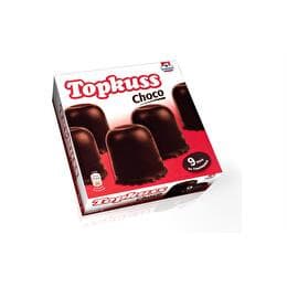 TOPKUSS Têtes au chocolat noir x 9