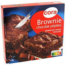 CORA Brownie chocolat et pépites de chocolat