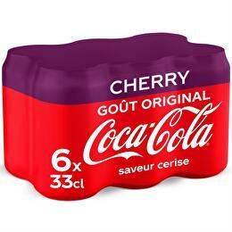 COCA-COLA Cherry - Soda à base de cola saveur cerise