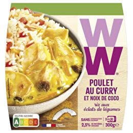 WEIGHT WATCHERS Poulet curry coco