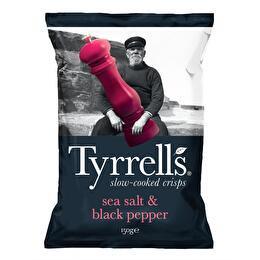 TYRRELLS Chips au sel de mer & poivre noir