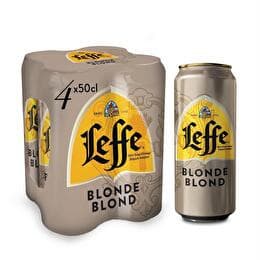 LEFFE Bière blonde boite 6.6%