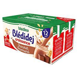 BLÉDINA Blédidéj - Céréales lactées croissance chocolat gourmand dès 12 mois