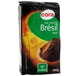 CORA Café moulu pur arabica Brésil