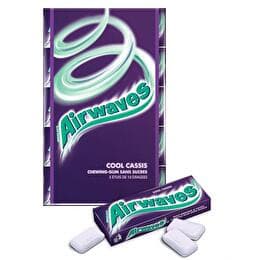 AIRWAVES Chewing-gum cassis x5
