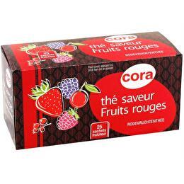 CORA Sachets thé parfumé fruits rouges x 25 Cora