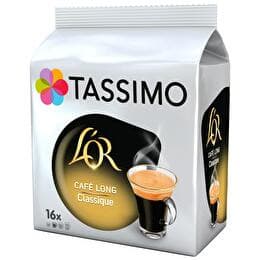 L'OR TASSIMO Dosettes café long classique - x16