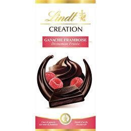 CRÉATION LINDT Chocolat noir ganache framboise