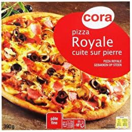 CORA Pizza royale cuite sur pierre