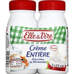 ELLE & VIRE Crème fluide entière 30% MG